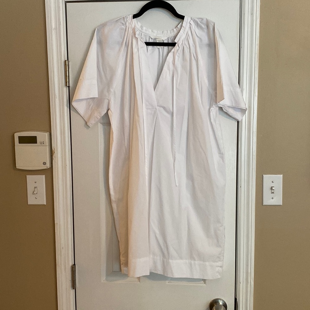 H&M Chic White Tent Dress Medium